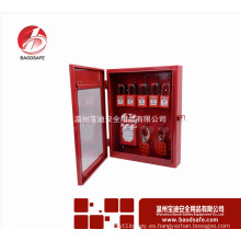 Wenzhou BAODI Combinación Lockout Tagout Estación Bloqueo central Armario de llenado de 10 cerraduras Color rojo